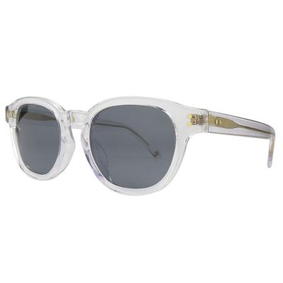 A10770(4) Unisex Scratch Resistant black Acetate Full Rim Round Modern Sunglasses Eyewear