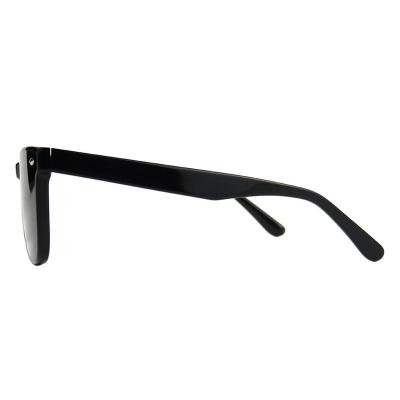 A10774(3) Unisex Spring Hinge black Acetate Full Rim Wayfarer Vintage Sunglasses Eyewear