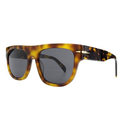 A10759(1) Unisex Scratch Resistant tortoise Acetate Full Rim Wayfarer Modern Sunglasses Eyewear