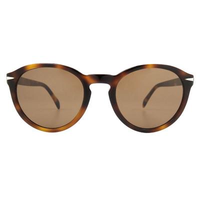 A10758(3) Unisex Hand Polished tortoise Acetate Full Rim Round Vintage Sunglasses Eyewear