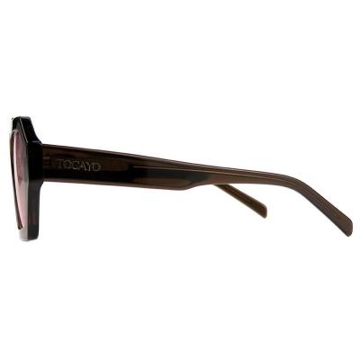 A10761(4) Unisex Spring Hinge tortoise Acetate Full Rim Geometric Modern Sunglasses Eyewear