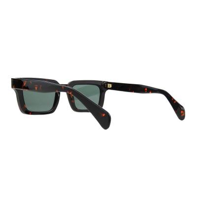 A10792(2) Unisex Scratch Resistant black Acetate Full Rim Square Modern Sunglasses Eyewear