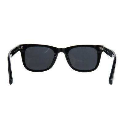A10774(3) Unisex Spring Hinge black Acetate Full Rim Wayfarer Vintage Sunglasses Eyewear