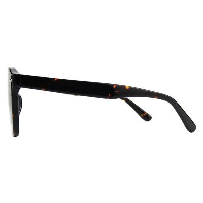 A10773(1) Unisex Scratch Resistant black Acetate Full Rim Wayfarer Vintage Sunglasses Eyewear