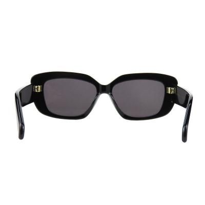 A10768(1) Women's Spring Hinge black Acetate Full Rim Cat Eye Modern Sunglasses Eyewear