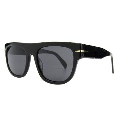 A10759(2) Unisex Hand Polished tortoise Acetate Full Rim Wayfarer Modern Sunglasses Eyewear