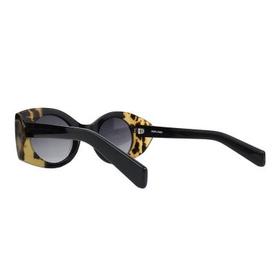 A10775(1) Women's Spring Hinge black and tortoise Acetate Full Rim Geometric Luxury Sunglasses Eyewear