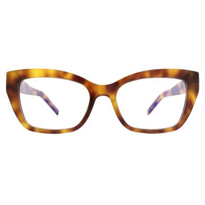 A10771-1(1) Women's UV400 Protection tortoise Acetate Full Rim Cat Eye Modern Sunglasses Eyewear