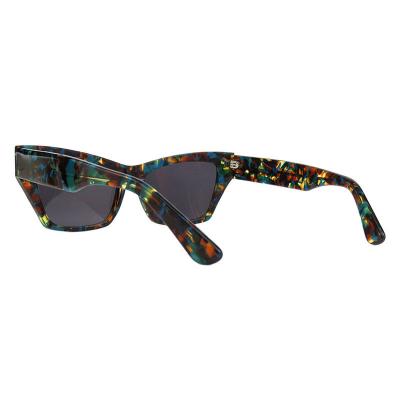 A10802(3) Women's Spring Hinge red Acetate Full Rim Cat Eye Modern Sunglasses Eyewear
