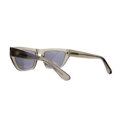 A10808(3) Unisex UV400 Protection crystal amber Acetate Full Rim Geometric Modern Sunglasses Eyewear