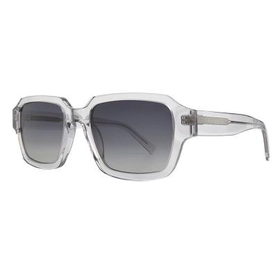 A10813(3) Unisex UV400 Protection crystal Acetate Full Rim Square Modern Sunglasses Eyewear
