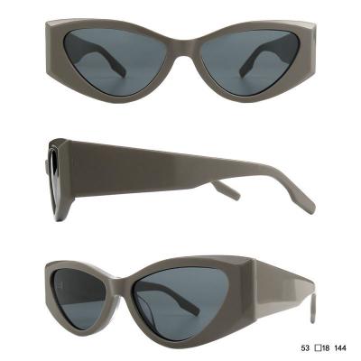A10800(4) Women's Premium Quality mint green Acetate Full Rim Cat Eye Modern Sunglasses Eyewear