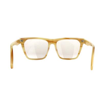 A10810(2) Unisex Hand Polished gray tortoise gradient Acetate Full Rim Wayfarer Modern Sunglasses Eyewear
