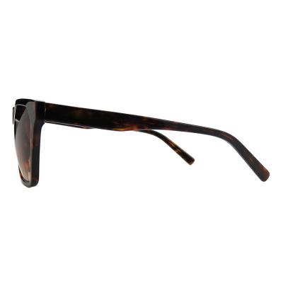 A10810(3) Unisex Spring Hinge gray tortoise gradient Acetate Full Rim Wayfarer Modern Sunglasses Eyewear