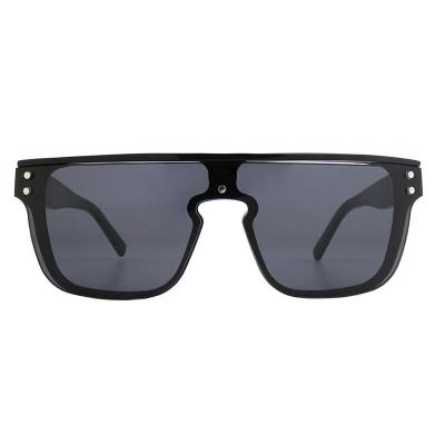A10809(2) Unisex Premium Quality tortoise Acetate Full Rim Shield Modern Sunglasses Eyewear