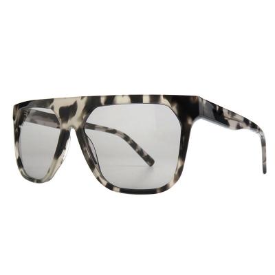 A10811(2) Unisex Hand Polished tortoise Acetate Full Rim Wayfarer Modern Sunglasses Eyewear