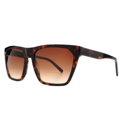 A10810(3) Unisex Spring Hinge gray tortoise gradient Acetate Full Rim Wayfarer Modern Sunglasses Eyewear