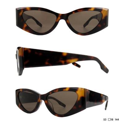 A10800(5) Women's UV400 Protection mint green Acetate Full Rim Cat Eye Modern Sunglasses Eyewear