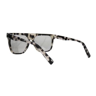 A10811(2) Unisex Hand Polished tortoise Acetate Full Rim Wayfarer Modern Sunglasses Eyewear