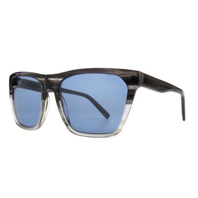 A10810(1) Unisex Lightweight gray tortoise gradient Acetate Full Rim Wayfarer Modern Sunglasses Eyewear