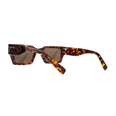 A10812(1) Unisex Scratch Resistant tortoise Acetate Full Rim Square Modern Sunglasses Eyewear