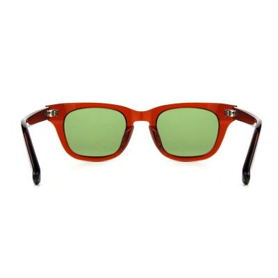 A10794(2) Unisex Polarized lime green Acetate Full Rim Wayfarer Modern Sunglasses Eyewear