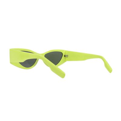 A10800(3) Women's Lightweight mint green Acetate Full Rim Cat Eye Modern Sunglasses Eyewear