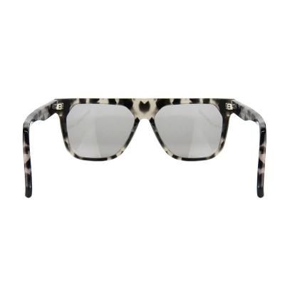 A10811(2) Unisex Hand Polished tortoise Acetate Full Rim Wayfarer Modern Sunglasses Eyewear