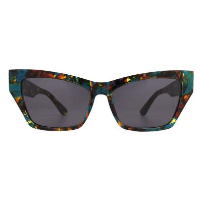 A10802(3) Women's Spring Hinge red Acetate Full Rim Cat Eye Modern Sunglasses Eyewear