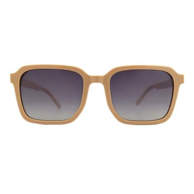A10796(1) Unisex Premium Quality beige Acetate Full Rim Square Modern Sunglasses Eyewear