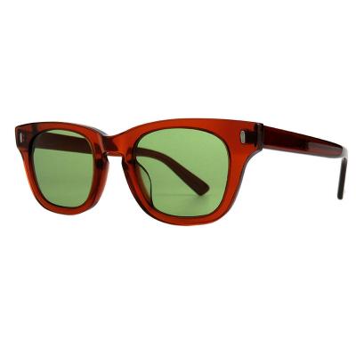 A10794(2) Unisex Polarized lime green Acetate Full Rim Wayfarer Modern Sunglasses Eyewear