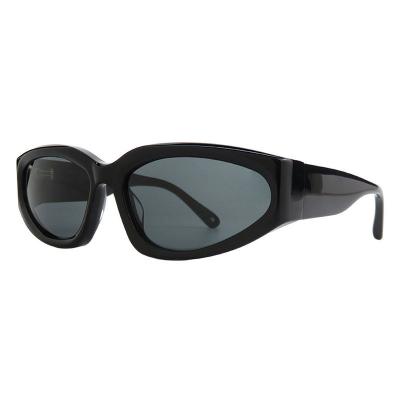 A10793(2) Unisex Scratch Resistant olive green Acetate Full Rim Geometric Modern Sunglasses Eyewear