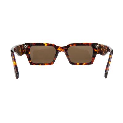 A10812(1) Unisex Scratch Resistant tortoise Acetate Full Rim Square Modern Sunglasses Eyewear