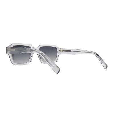 A10813(3) Unisex UV400 Protection crystal Acetate Full Rim Square Modern Sunglasses Eyewear