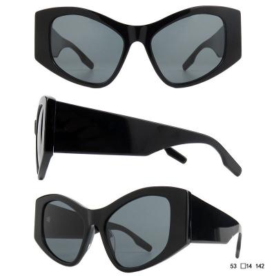 A10801(5) Women's Hand Polished ivory Acetate Full Rim Butterfly Modern Sunglasses Eyewear