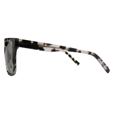 A10811(2) Unisex Hand Polished tortoise Acetate Full Rim Wayfarer Modern Sunglasses Eyewear
