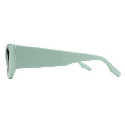 A10800(1) Women's UV400 Protection mint green Acetate Full Rim Cat Eye Modern Sunglasses Eyewear