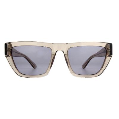 A10808(3) Unisex UV400 Protection crystal amber Acetate Full Rim Geometric Modern Sunglasses Eyewear