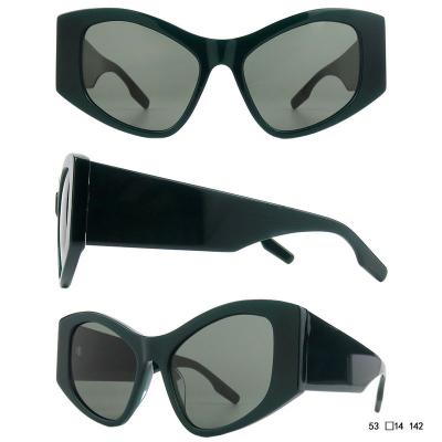 A10801(4) Women's Spring Hinge ivory Acetate Full Rim Butterfly Modern Sunglasses Eyewear