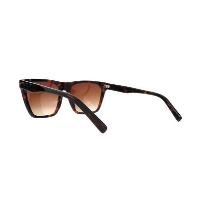 A10810(3) Unisex Spring Hinge gray tortoise gradient Acetate Full Rim Wayfarer Modern Sunglasses Eyewear
