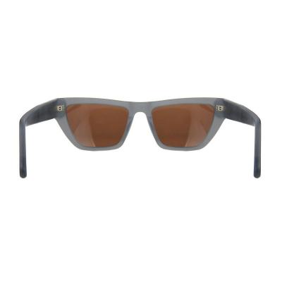 A10808(2) Unisex UV400 Protection crystal amber Acetate Full Rim Geometric Modern Sunglasses Eyewear