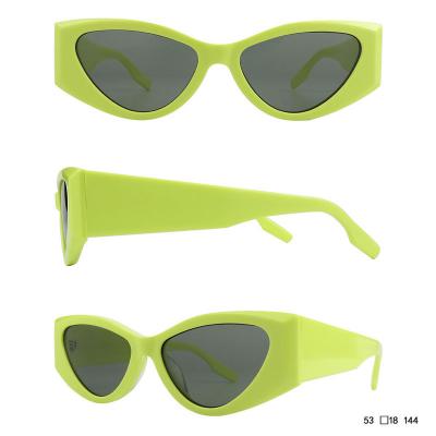 A10800(3) Women's Lightweight mint green Acetate Full Rim Cat Eye Modern Sunglasses Eyewear