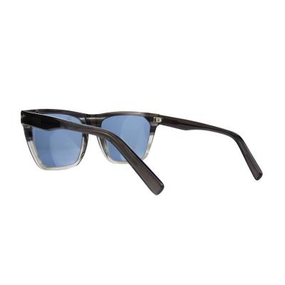 A10810(1) Unisex Lightweight gray tortoise gradient Acetate Full Rim Wayfarer Modern Sunglasses Eyewear