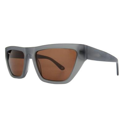 A10808(2) Unisex UV400 Protection crystal amber Acetate Full Rim Geometric Modern Sunglasses Eyewear
