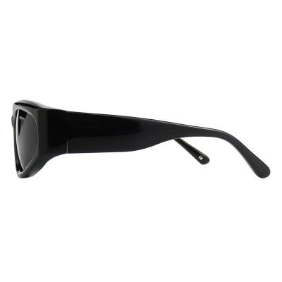 A10793(2) Unisex Scratch Resistant olive green Acetate Full Rim Geometric Modern Sunglasses Eyewear