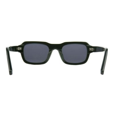 A10803(2) Unisex Polarized black Acetate Full Rim Square Modern Sunglasses Eyewear