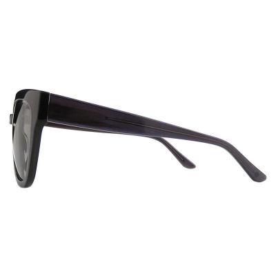 A10832(3) Women's UV400 Protection crystal pink Acetate Full Rim Cat Eye Modern Sunglasses Eyewear