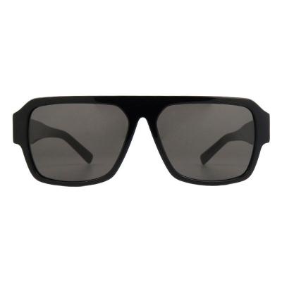 A10815(1) Men's Lightweight black Acetate Full Rim Shield Modern Sunglasses Eyewear