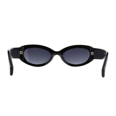 A10834(3) Women's Hand Polished tortoise Acetate Full Rim Oval Vintage Sunglasses Eyewear