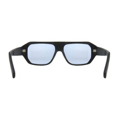 A10819(1) Unisex Scratch Resistant black Acetate Full Rim Geometric Modern Sunglasses Eyewear